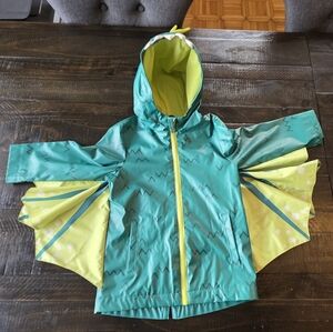 Cat & Jack Dino Dragon Winged Raincoat, 3T